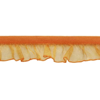 Резинка-рюш односторон. 20мм*25м (оранжевый)