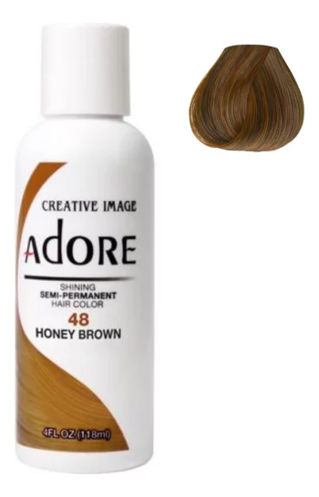 Краска для волос Adore Hair Color 118мл: 48 Honey Brown(Краска для волос Adore Hair Color 118мл)