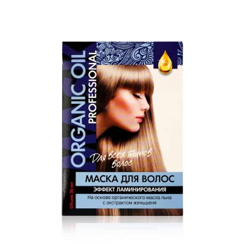 Маска ФИТОкосметик ORGANIC OIL Professional для волос , с эффектом ламинирования , для всех типов волос 30мл